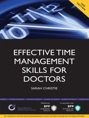 cover image of Effective Time Management skills for Doctors